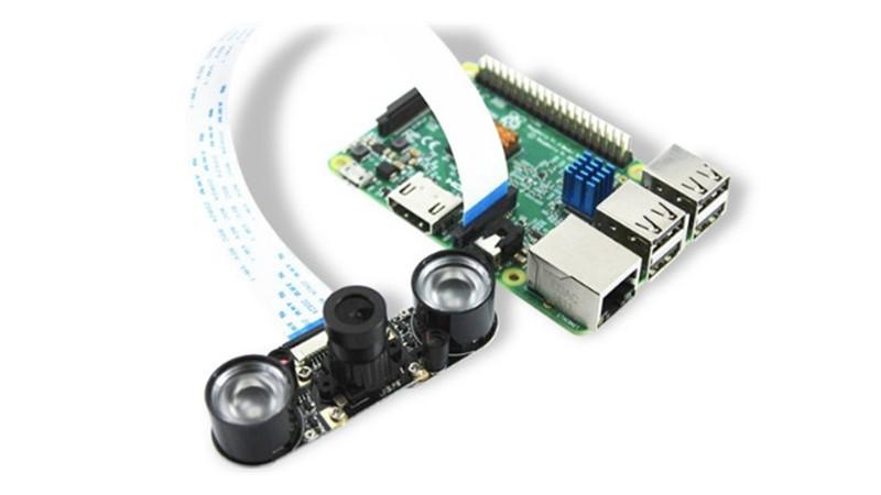 Raspberry Pi Camera Module with IR-CUT
   