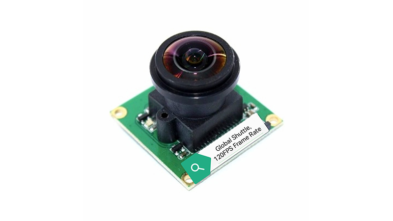 1MP Geniş Açı Kamera Modülü, 220 Derece FoV Diyagonal ile Global Shutter OV9281 Sensör